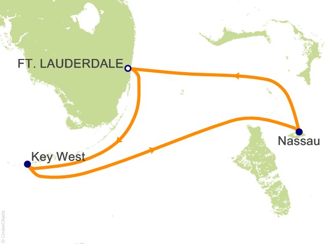 Spring Break Cruise Fort Lauderdale Itinerary Itinerary: Fort Lauderdale, Key West, Nassau Bahamas